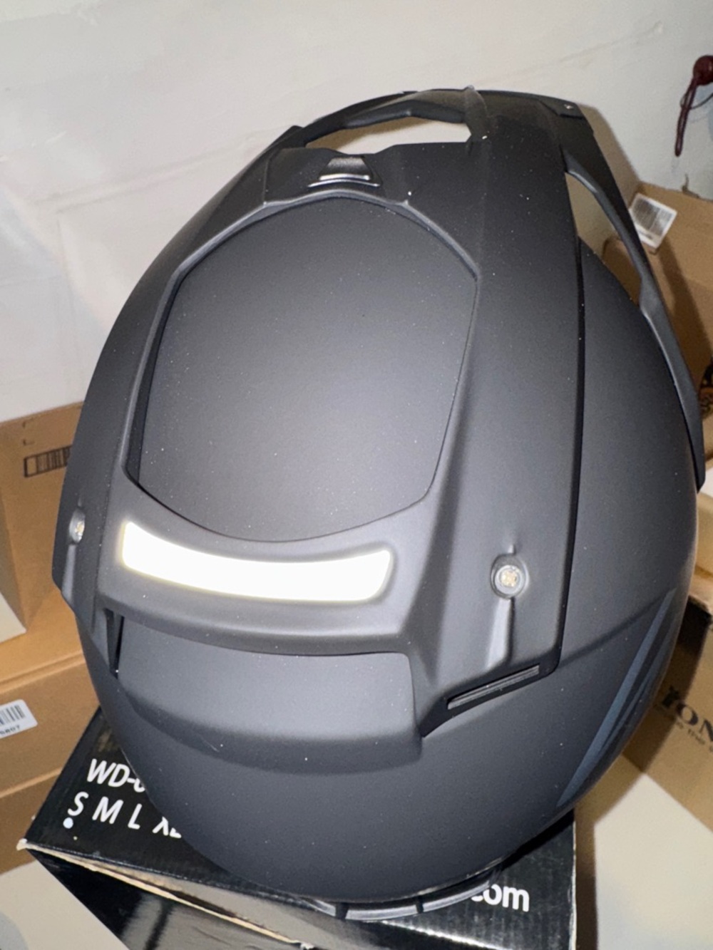 Westt Matte Black Adventure Motorcycle Helmet - Picture 5 of 11